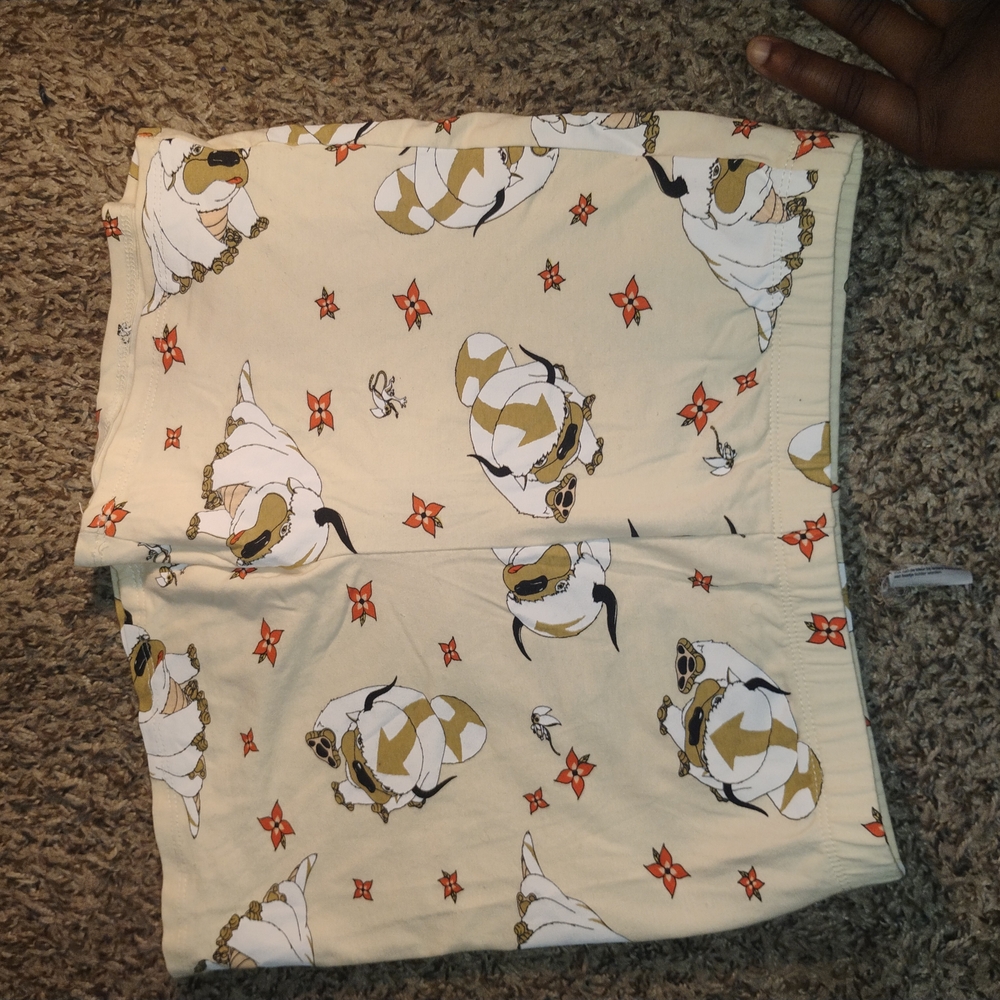 MAD Engine Cream Avatar Pajama Shorts